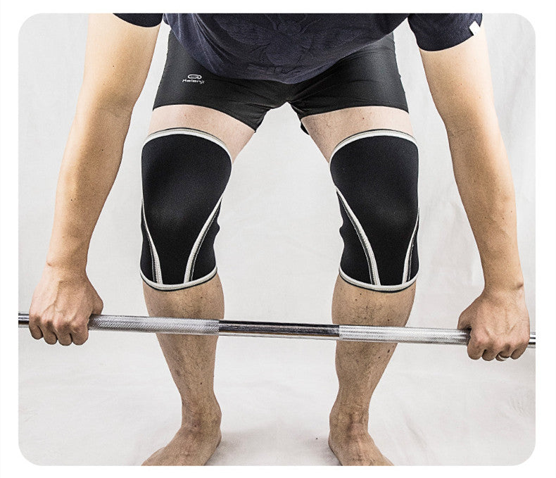 Pro 7mm neoprene knee sleeves weightlifting pair