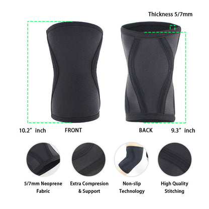 Knee sleeves for squats and heavy leg training