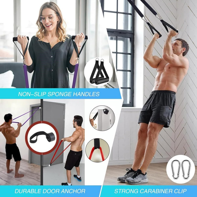 Pro-Fit resistance bands set - 5 resistance levels