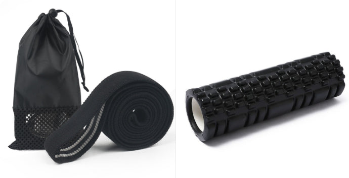 Foam roller for post-workout muscle relief - rose red