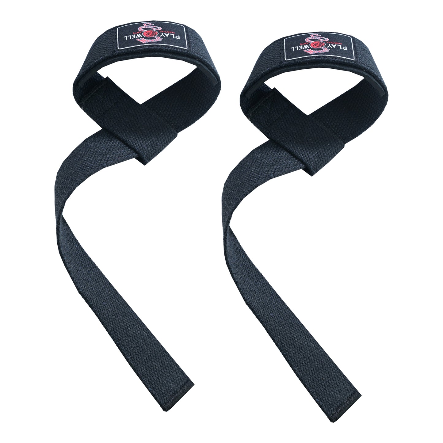 Lifting straps neoprene padding and velcro closure